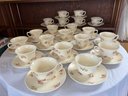 Huge Collection Of Vintage Crooksville 'Little Bouquet' China