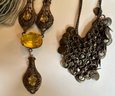 12 Necklaces, Many Beaded, Many Vintage