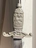 Antique 19th Century Sword With Ornate Coat Of Arms In Handle- Ceremonial Or Masonic