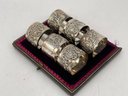 Vintage English Silver Plated Napkin Rings By Potts & Sons
