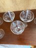 Grouping Of Cut Or Etched Crystal Glasses
