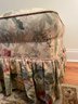 Well Tailored Custom Upholstered Floral Ottoman