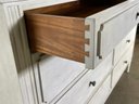 A Bleached Oak Tray Top Dresser / Changing Table By Restoration Hardware Baby And Child
