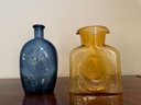 Vintage Colorful Blown Glass Vessels Including Blenko & Williamsburg