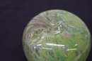 Hand Blown Green Apple Art Glass Paperweight