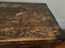 Antique Solid Wood Travel Chest