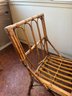 A Remarkably Intact 1920's Rattan Dining Table And Set Of 4 Chairs