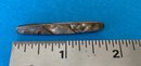 Vintage Sterling And Abalone Bar Pin