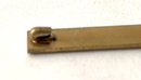 Gold-Tone Bar Pin And Leaf-Shaped Clip