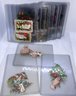 Collection Of 22 Antique Victorian Era Chromolithographic Valentines Day And Dedication Calling Cards