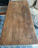 Vintage Elm Wood Console Table