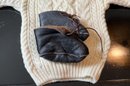 Trio Of Vintage Wool Children's Sweaters, Two Norwegian One Irish & Leather Booties