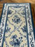 Shaw Rugs Kathy Ireland Home Collection Runner, Blue/ White / Light Yellow