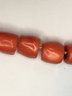 Incredible Orange Coral Chunky Necklace With Sterling Silver Clasp - New ! - $675 Retail Price - 18' Length !