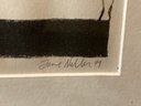 Pairing Of Signed Mid Century Modern Abstract Artist Proof Lithographs In Frame