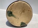 Signed Vintage Japanese Mid Century Pottery Vase