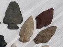 Grouping Of 10 Antique To Neolithic Native American Stone Points