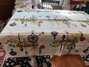 New Old Stock Woodstock Colorama Prints Tablecloth, Salad Theme Print