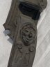 Very Fine Antique SARGENT Bronze Exterior Door Handle- Victorian Era With Figural Face