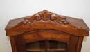 Beautiful Carved Wooden Tabletop Curio Cabinet