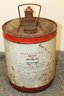 Vintage Amalie 5 Gallon Advertising Oil Can