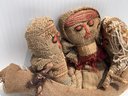 Antique Peruvian Chancay Textile Burial Doll- VERY Early Possibly Incan