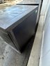 Pair Of Restoration Hardware Annecy Metal Wrapped Closed Nightstands