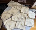 Huge Grouping Of Vintage Napkins & Dishtowels