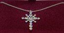 Fine Vintage CAMROSE & KROSS Cross Pendant Necklace- Jackie Kennedy Collection
