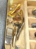 Incredible Lot Of 25 Pairs Of Vintage Cuff Links & Tie Clips - Many Types - Nautical - Coins & Many More