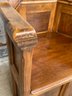 Antique Walnut Tuscan Sedile A Pozzetto Chair