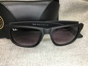 Fantastic Brand New Unisex RAY BAN Black Matte Frame Sunglasses With Box - Case - Booklet & Cloth - Wow !