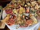 1940s Collection Of 32 Nancy Ann Storybook & Other Bisque Porcelain Dolls