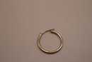 14K Yellow Gold Single Hoop Earring Marked And Tested (.40 Grams)