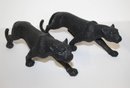 Trio Of Panther Figurines
