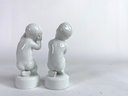 Bing & Grondhal  SV Lindhardt - White Bisque Figures #2207 And 2207