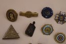 Pin And Tie Tac Lot - Enamel, Gold Filled And More