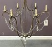The Cali Chandelier With An Aged-Silver Finish By Ethan Allen