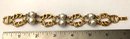 Faux Pearl Lot: Bracelet, 2 Pins, 2 Loose Beads
