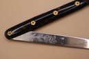 Vintage Tortoise Shell Handle Knife With Hallmarked Blade Sterling?