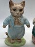 Vintage Beswick England BEATRIX POTTER FIGURINES- 1948 Tom Kitten And 1970 Cousin Ribby