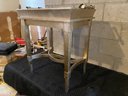 End Table With Mirror Top Tray