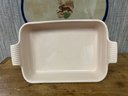 Le Creuset Dish, Monroe Salt Works Rabbit Platter With Handpainted Dish