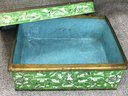 Very Early / Antique Chinese ? Asian ? Enamel / Cloisonne Lidded Box - Client Was Told VERY VERY Old !