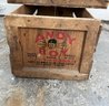 Andy Boy California Vegetables Vintage Wooden Shipping Crate