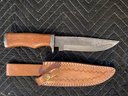 State Of Oklahoma Knife With Sheath