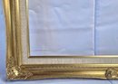 Beautiful Vintage Gold Gilt Frame With Inside Nice Corner Accents White Boarder Made In Hollywood Florida