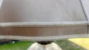 Vintage Crystal Sphere Metal Table Lamp