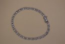 10K White Gold With Diamonds Bracelet Marked And Tested (4 Grams)