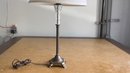 Crystal And Brass Table Lamp